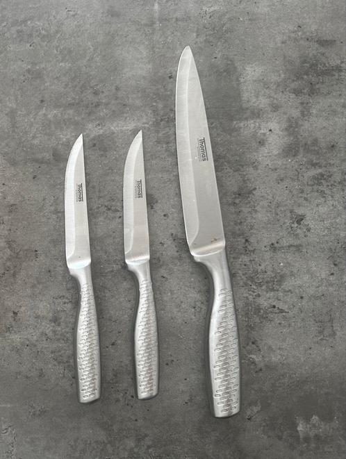 Thomas messen set, Huis en Inrichting, Keuken | Bestek, Zo goed als nieuw, Los bestek, Rvs of Chroom, Vaatwasserbestendig, Ophalen