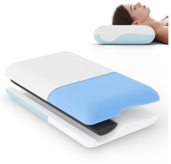 Ergonomisch traagschuim hoofdkussen, 2stuks, Gloednieuw!!, Huis en Inrichting, Slaapkamer | Beddengoed, Nieuw, Kussen, Tweepersoons