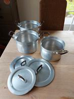 Aluminium pannenset Sigg, Ophalen, Gebruikt, Aluminium, Pannenset