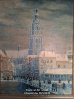 Grote kerk Breda H.G. Ontrop 1880-1955 geschilderd in 1951, Ophalen of Verzenden