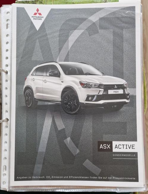 Folders Mitsubishi ASX, Eclipse Cross en Mirage, Boeken, Auto's | Folders en Tijdschriften, Zo goed als nieuw, Mitsubishi, Verzenden