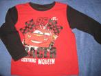 Rood/zwart shirt, 98/104, Disney Cars, Jongen, Ophalen of Verzenden, Zo goed als nieuw, Shirt of Longsleeve