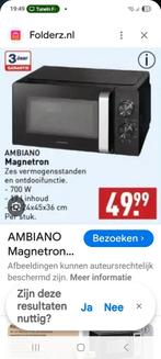 MAGNETRON ZGAN 700WATT handig voor in de camper, Witgoed en Apparatuur, Magnetrons, Ophalen of Verzenden, Zo goed als nieuw, Vrijstaand