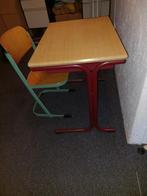 Schooltafel en stoel, Kinderen en Baby's, Kinderkamer | Tafels en Stoelen, Ophalen, Gebruikt, Tafel(s) en Stoel(en)