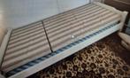 Houten bed + lattenbodem 1 persoons, Huis en Inrichting, Slaapkamer | Bedden, Ophalen, Gebruikt, 90 cm, Eenpersoons