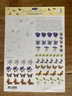Knipvel Studio Light - bloemen en vlinders, Hobby en Vrije tijd, Kaarten | Zelf maken, Ophalen of Verzenden, Nieuw, Natuur, Knipvel
