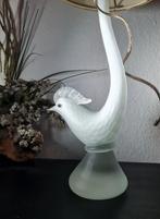 Murano Haan Vogel Tafellamp Battuto Seguso glas, Gebruikt, Ophalen of Verzenden, Glas, Murano