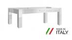 Wit hoogglans XL Salontafel 138 x 80 cm Direct leverbaar SAL, 100 tot 150 cm, Nieuw, Minder dan 50 cm, Rechthoekig