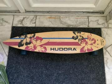 Hudora Longboard - Zo Goed Als Nieuw! Skateboard van hout beschikbaar voor biedingen