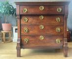 Antieke ladekast commode, Ophalen, Gebruikt, 50 tot 100 cm, 3 of 4 laden