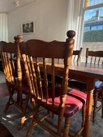 4 Antieke Leren Stoelen, Ophalen