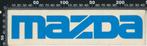 Sticker: Mazda (3), Ophalen of Verzenden, Zo goed als nieuw, Auto of Motor