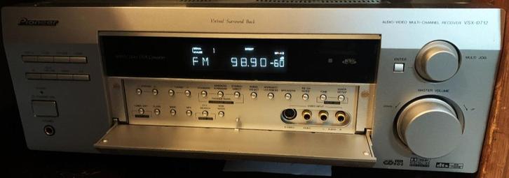 Receiver Pioneer VSX-D712 met A.B., Audio, Tv en Foto, Versterkers en Receivers, Gebruikt, Overige systemen, 120 watt of meer