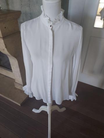 MOOIE WITTE BLOUSE VH MERK WE MT XS/S beschikbaar voor biedingen