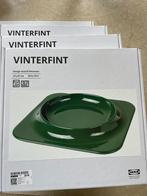 IKEA x Gustaf Westman / groene borden 4 stuks, Ophalen of Verzenden, Nieuw, Overige stijlen, Bord(en)