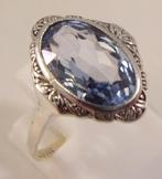 Art Nouveau ring uit 1910, goud, blauwe Topaas, Sieraden, Tassen en Uiterlijk, Antieke sieraden, Verzenden, Goud, Ring, Met edelsteen