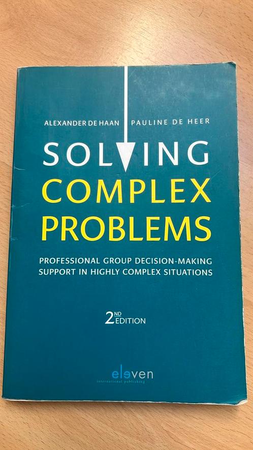 Boek Solving complex problems- Alexander de Haan, Boeken, Studieboeken en Cursussen, Zo goed als nieuw, Verzenden