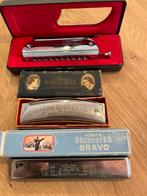 3 Mondharmonica's Hohner - Goede Staat, Ophalen of Verzenden, Gebruikt, Mondharmonica