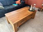 Tv meubel en salon tafel massief eiken, Huis en Inrichting, Kasten | Televisiemeubels, Ophalen, Gebruikt, 150 tot 200 cm, Eikenhout