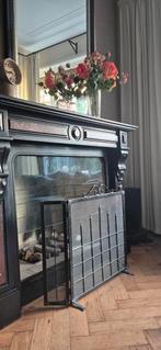 Vonkenscherm (twee stuks te koop) voor open haard, Huis en Inrichting, Haarden, Ophalen of Verzenden, Gebruikt, Inzethaard, Houthaard