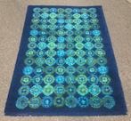 Vintage 70s flower power tapijt, Ophalen of Verzenden, Gebruikt, Rechthoekig, 200 cm of meer