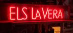 Els la Vera kruidenbitter neon reclame antiek lamp mancave, Ophalen of Verzenden, Gebruikt, Lichtbak of (neon) lamp