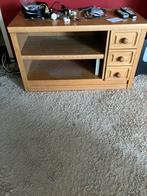 Eiken TV Meubel met Lades, Ophalen, Gebruikt, Eikenhout, 50 tot 100 cm