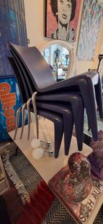 vintage Vitra stoelen set van 4 stapelbaar, Ophalen
