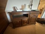 Dressoir tv meubel masief eiken, Huis en Inrichting, Kasten | Dressoirs, Ophalen, Zo goed als nieuw, 25 tot 50 cm