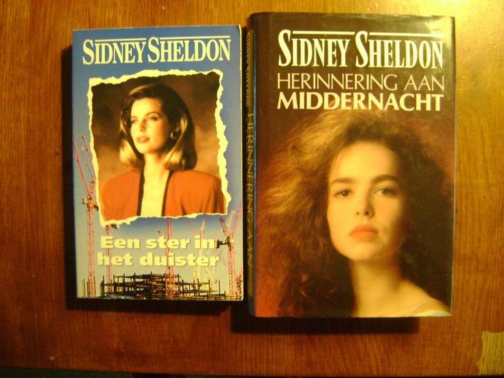 SIDNEY SHELDON boeken (2x), Boeken, Romans, Gelezen, Amerika, Ophalen of Verzenden