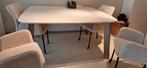 Witte brede moderne eettafel van Xooon, Huis en Inrichting, Tafels | Eettafels, Ophalen, Gebruikt, 50 tot 100 cm, 150 tot 200 cm