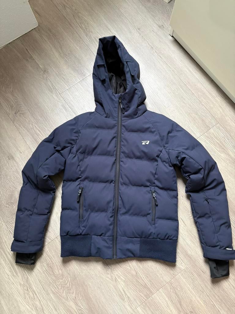 Ski-jas Rehall meisje blauw mt 164 als nieuw!, Overige merken, 100 tot 140 cm, Ophalen of Verzenden, Zo goed als nieuw