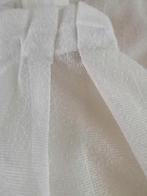 Glasgordijn 180 x 166 cm - Mooie lichtdoorlatende stof, Huis en Inrichting, Stoffering | Gordijnen en Lamellen, Wit, 150 tot 200 cm