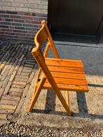 Grenen klapstoelen set van 6 stuks, Ophalen, Gebruikt, Jaren 60, Bruin