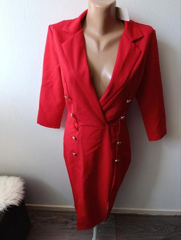 Rode Blazer Jurk beschikbaar voor biedingen