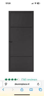 Cando binnendeur zwart, Ophalen, Zo goed als nieuw, Binnendeur, 200 tot 215 cm