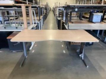 Bureau met slinger en kabelgoot 180x90/80xH62-91 cm, 1948st - afbeelding 17