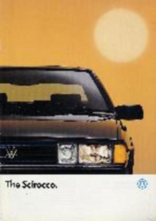 Volkswagen VW Scirocco 2 brochure/auto folder '84 - '90, Boeken, Auto's | Folders en Tijdschriften, Nieuw, Volkswagen, Verzenden