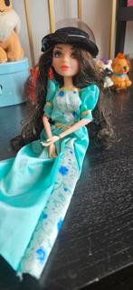 Mooie barbie in blauwe jurk, Ophalen of Verzenden, Gebruikt, Barbie