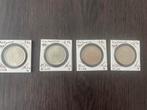 4 x Zilveren Zwitserse 5 franken munten Zwitserland zilver, Ophalen of Verzenden, Overige landen, Zilver