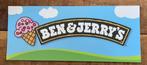 BEN & JERRY'S reclamebord, Ophalen of Verzenden, Zo goed als nieuw, Reclamebord