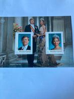 Nederlandse postzegel Willem-Alexander en Máxima, Postzegels en Munten, Postzegels | Nederland, Ophalen of Verzenden, Na 1940