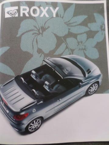 Peugeot 206 Coupe Cabrio & Roxy brochure beschikbaar voor biedingen