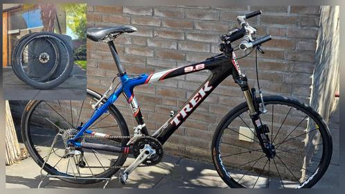 Trek Elite 9.8 top carbon retro MTB Crossmax mountainbike, Fietsen en Brommers, Fietsen | Mountainbikes en ATB, Trek, Hardtail