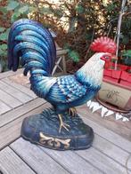 Grote/zware Gietijzeren Deurstop "Haan" Handbeschilderd, Antiek en Kunst, Curiosa en Brocante, Ophalen of Verzenden