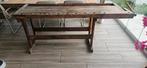Antieke werkbank/ sidetable, Huis en Inrichting, Ophalen, Gebruikt, 100 tot 150 cm, 25 tot 50 cm