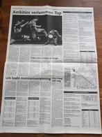 Voetbal Top Oss tegen Go Ahead Eagles 2-2 (krant 1999), Verzamelen, Tijdschriften, Kranten en Knipsels, Ophalen of Verzenden, 1980 tot heden