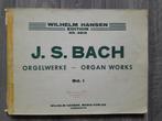 Bladmuziek orgel: J.S Bach Orgelwerke, Band I / deel 1, Muziek en Instrumenten, Orgel, Gebruikt, Klassiek, Ophalen of Verzenden