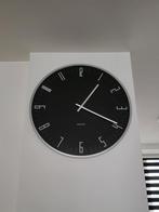 Karlsson wandklok zwart met zilver, Ophalen, Zo goed als nieuw, Wandklok
