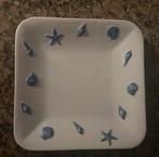 Bord met schelpenmotief, Ophalen, Zo goed als nieuw, Vierkant, Overige materialen